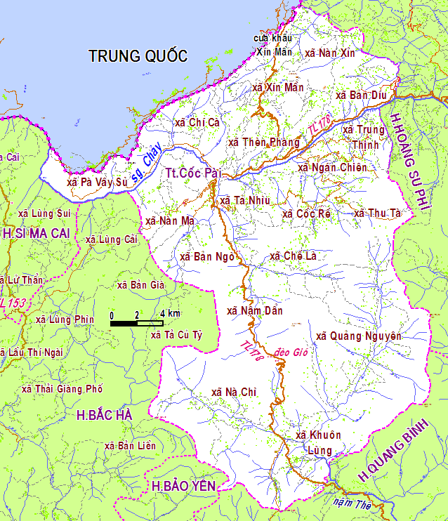 Bản đồ Tuyên Quang