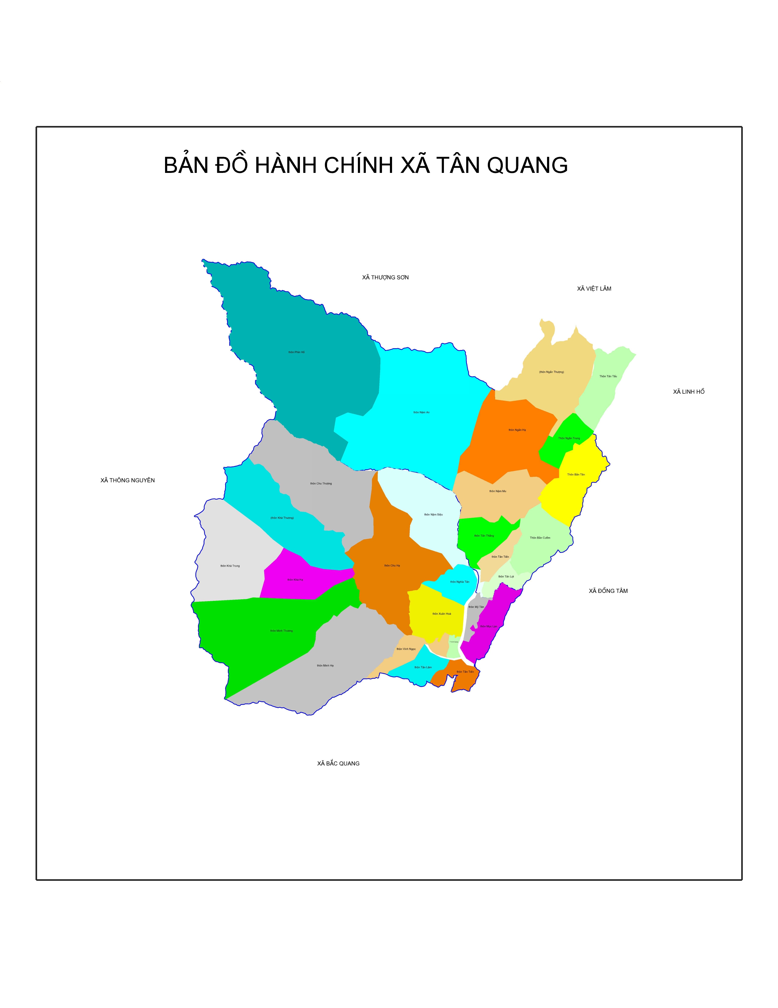 Bản đồ Tuyên Quang