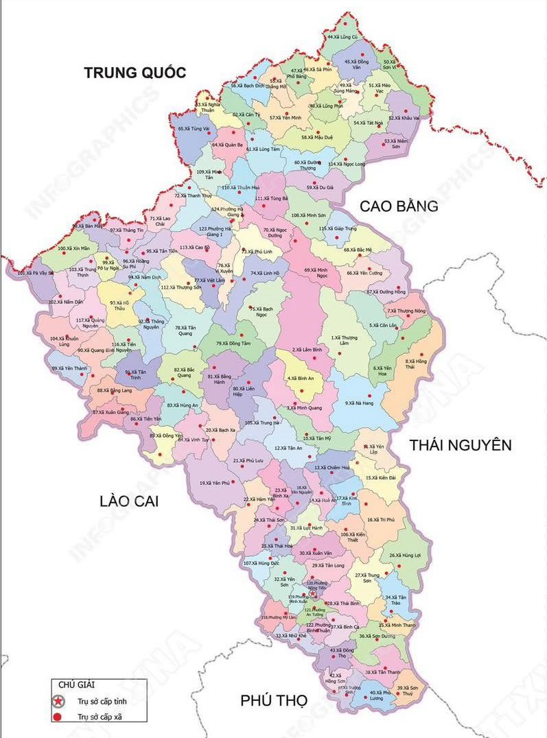 Bản đồ Tuyên Quang