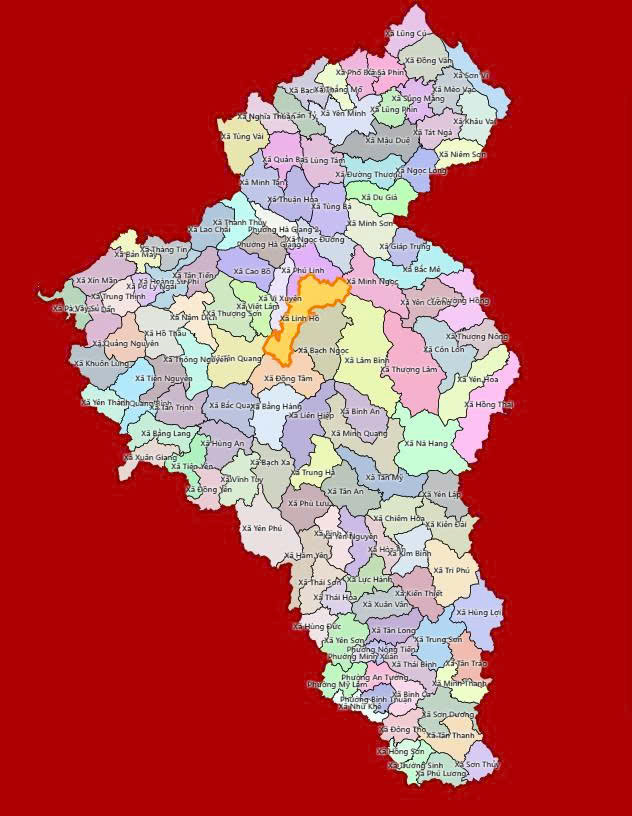 Bản đồ Tuyên Quang