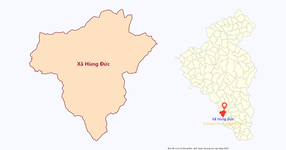 Bản đồ Tuyên Quang