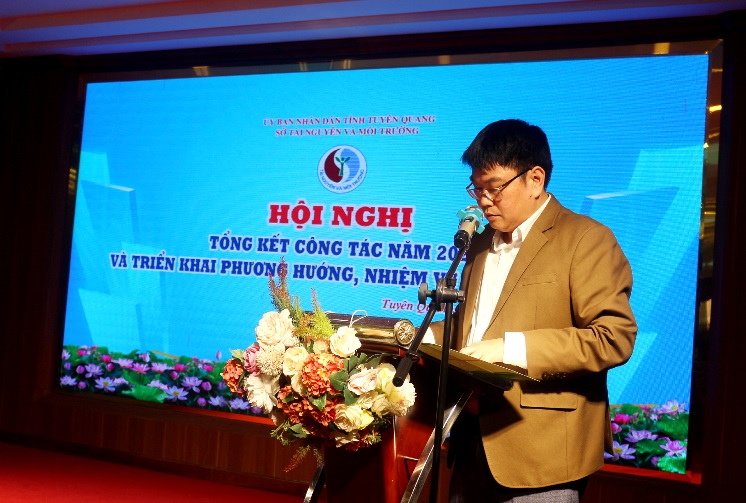 Hội nghị tổng kết công tác năm 2023 và triển khai nhiệm vụ năm 2024 ngành Tài nguyên và Môi trường tỉnh Tuyên Quang